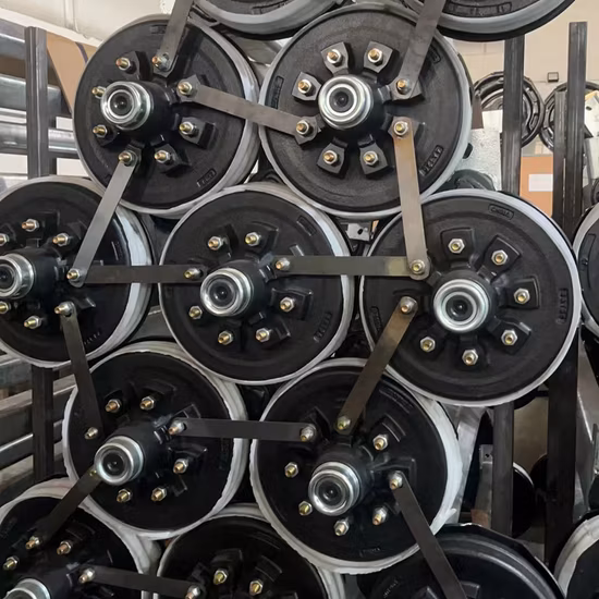 Ось прицепа Rockwell 3.5k OEM ISO9001 TS16949 OEM на заводе с электрическим тормозом 5 3500 фунтов