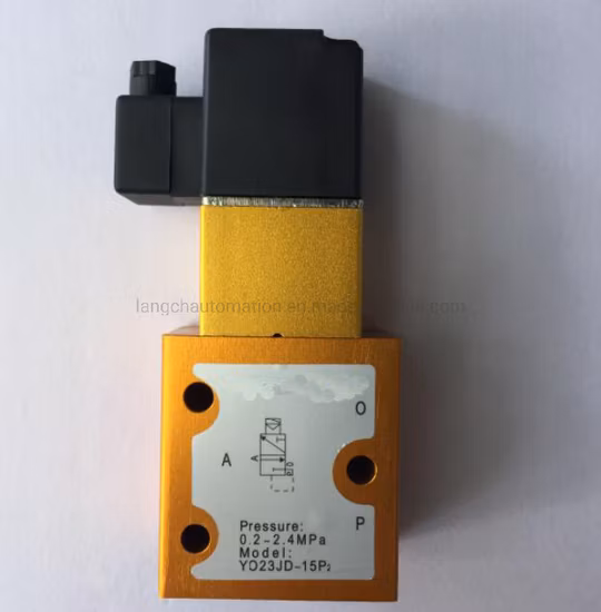 Реверсивный электромагнитный клапан высокого давления серии Y с G1/8